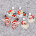 Christmas Cute Deer Santa Claus Acrylic Earrings Holiday Party Jewelry Accessories Cute Cartoon Drop Earrings