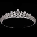 Echsio Delicate Hair Jewelry Bridal Wedding Tiara Classic Fashion Jewelry Bridal Accessory Wedding Women Quinceanera Crown 6981