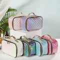 Transparent Women Clear Makeup Bags Beauty Case Make up Organizer Storage Bath Toiletry Waterproof Cosmetic Pouch Wash Bag