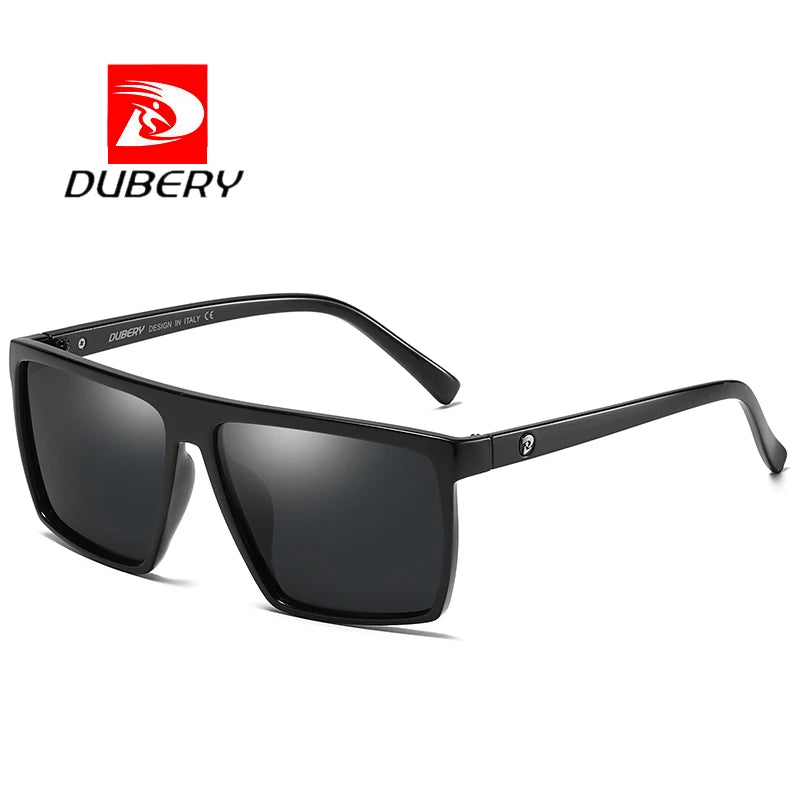 DUBERY 2026 Custom Logo Oversize Sunglasses UV400 Polarized Danyang OEM PC Frame TAC Lenses Promotional Female Men Sunglasses