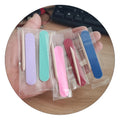Wholesale Manicure Set Mini Nail File and Cuticle Wooden Stick Set Small Nail File