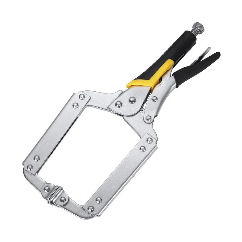 Metal Portable Table Tool Carpenter Vise Grip Locking Clip Plier C Type Woodwork Woodworking Welding Wood Clamp Face Clamp