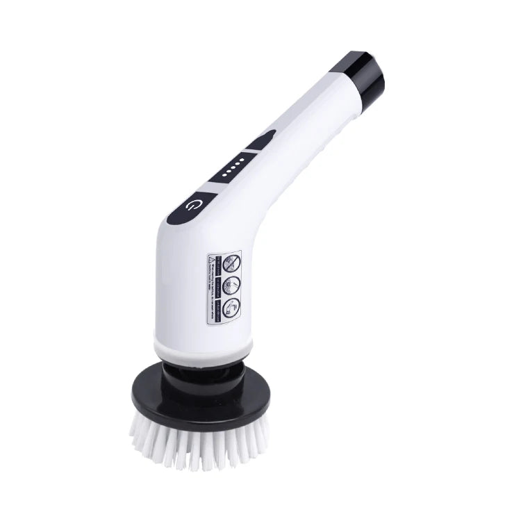 QINLAN QL207 Electric Cleaning Brush PP Material Eco-Friendly Stainless Steel Handle 2000MAH White Handheld Daily Use Brush Mop