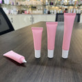 10g 15g 20g Pink Matte Cosmetic Tube 10ml Makeup Liquid Repackage Plastic Empty Bottle Luxury Tubes for Cosmetics