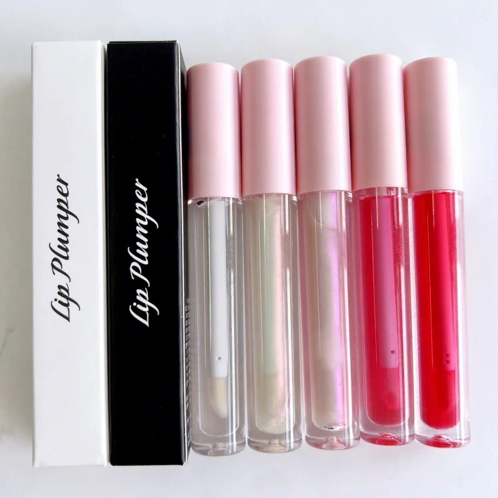 Hyaluronic Acid & Vitamin E Moisturizer Lip Plumper Gloss High Quality Vegan Private Label