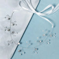 Handmade Ribbon Clear Crystal Wedding Headpieces Hair Vine Bridal Headband Hair Accessories Women Hair Jewelry