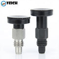 VEICH Metric M8 Screw-In Carbon Steel Stainless Steel Open Indexing Mechanism Rest Position Short Mini Indexing Plunger VCN241