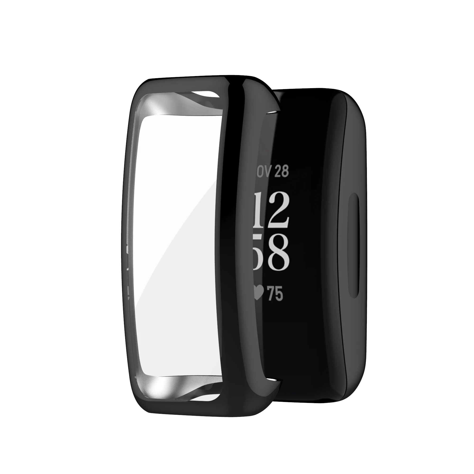 Full Screen Protector Cover Tempered Glass PC Watch Case for Fitbit inspire2