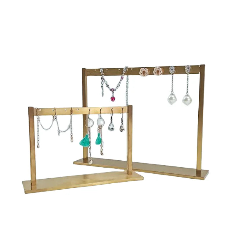 Exquisite Metal Earring Hanging Jewelry Organizer Fashion Jewelry Display Stands for Jewelry showcase