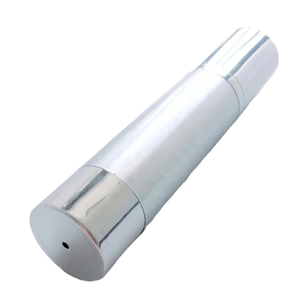 50ml Airless Pump Bottle with Screen Printing for Face Cream Perfume & Lotion-Aluminum & Plastic Cosmetic Container