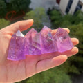 Natural Amethyst  Tower Healing  Crystal Stone Point  Amethyst Point   for Healing _XCG
