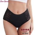Cullote Lace Leak Proof Menstrual Underwear Full Protection High Absorbancy Reusable Period Panties