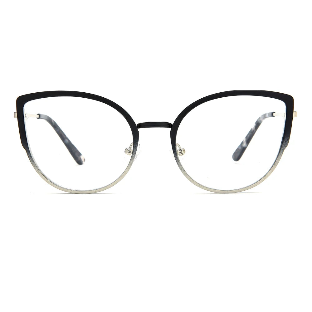 Europe Eyeglasses Frames Classic Metal Optical Fashion Women Eye Glasses China Professional Manufacture Frames