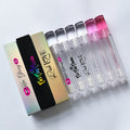 Custom LOGO Petg Transparent Lip Gloss Container Private Lipgloss Transparent ROUND Tube with Packaging Boxes