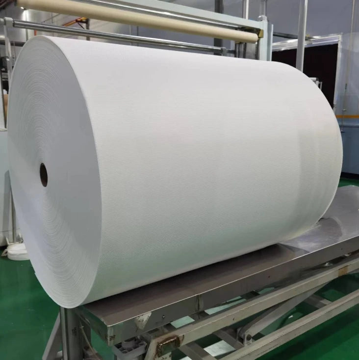 Breathable Fusible Lightweight Anti-Static Spunlace Non-Woven Fabric Alcohol Swab Raw Material for Medical Use