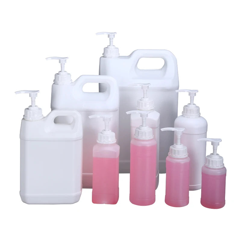 UMETASS Hdpe1000ml Plastic Liquid Bottle With Pump for Storage Shampoo Shower Gel Hand Soap Container