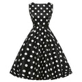 Women Summer Dress Retro Vintage 50s 60s Casual Party Office Robe Rockabilly Dresses Female Vestidos