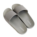 OEM Custom Male Blank Footwear Customized Logo Slippers Men Plain Grey Slide Sandal for Summer Beach