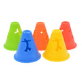 Factory Direct Sales MUDA 8cm Soccer/Football Training Cones Windproof PE Material Cone Obstacle Set 100 Pcs/Wholesale