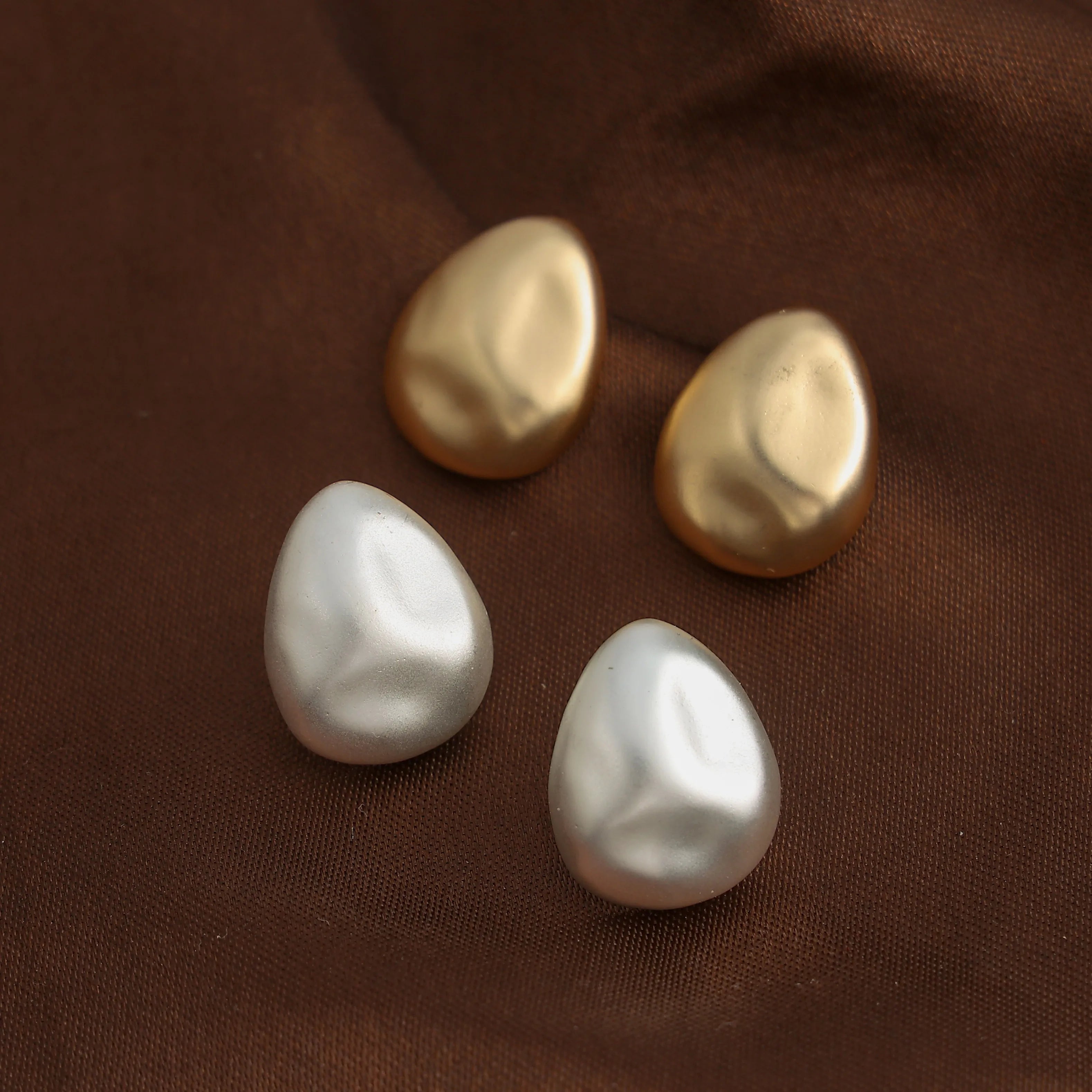 TongLing Minimalist Silver Earrings with Gold Plating Women's Jewelry Custom Studs Simple Classic Design