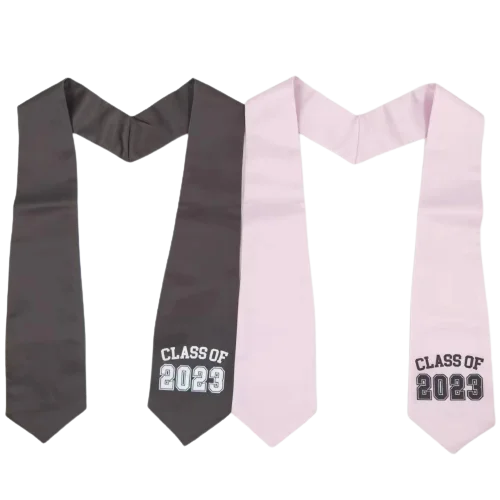 Factory Price Direct 60 Inches Graduation Stole Graduation Flag Stole Polyester Design Graduation Stoles for Student