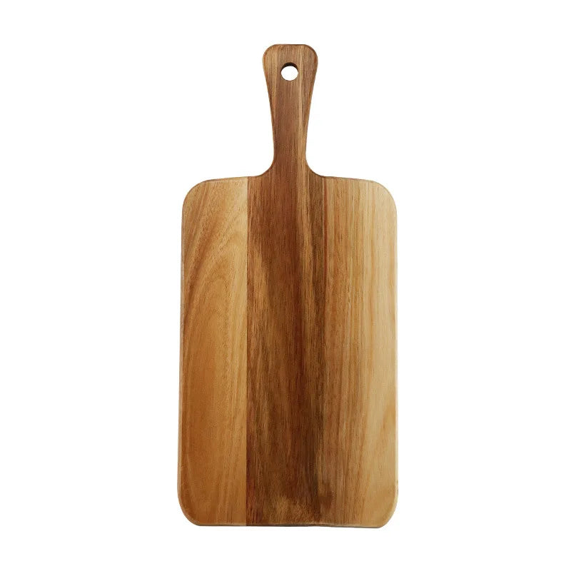 Rectangle Acacia Wood Chopping Board Sustainable Steak Boards Fruit & Bread Tray Eco-Natural Style Kitchen Cutting Board