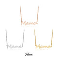 HOVANCI Non Tarnish Free Waterproof Jewelry Mother's Day Stainless Steel MAMA Letter Necklace for Mom