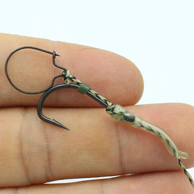 Stock Carp Fishing Maggot Clip Fishing Hook Swivel Bait Ring Rigs Terminal Tackle Connector Swivel