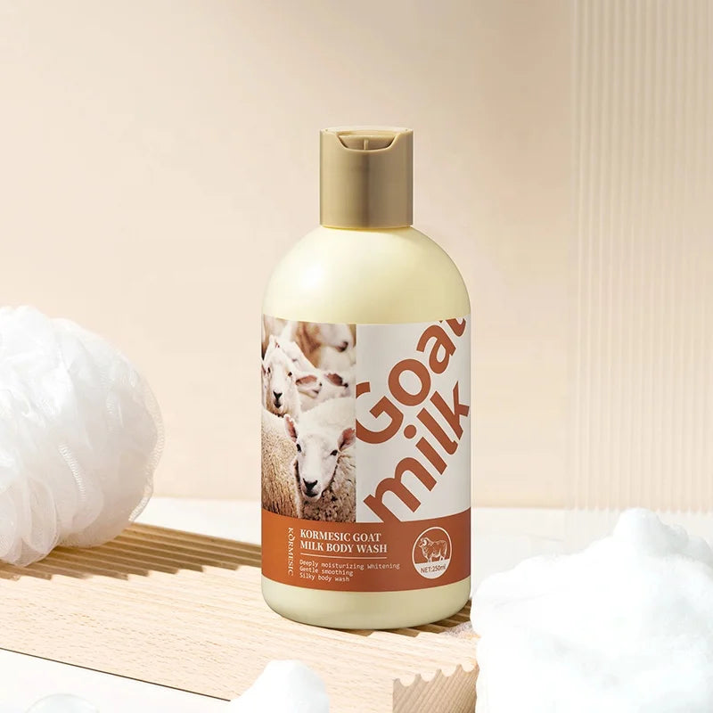 KORMESIC Moisturizing Whitening Goat Milk Body Wash Smooth Body Wash