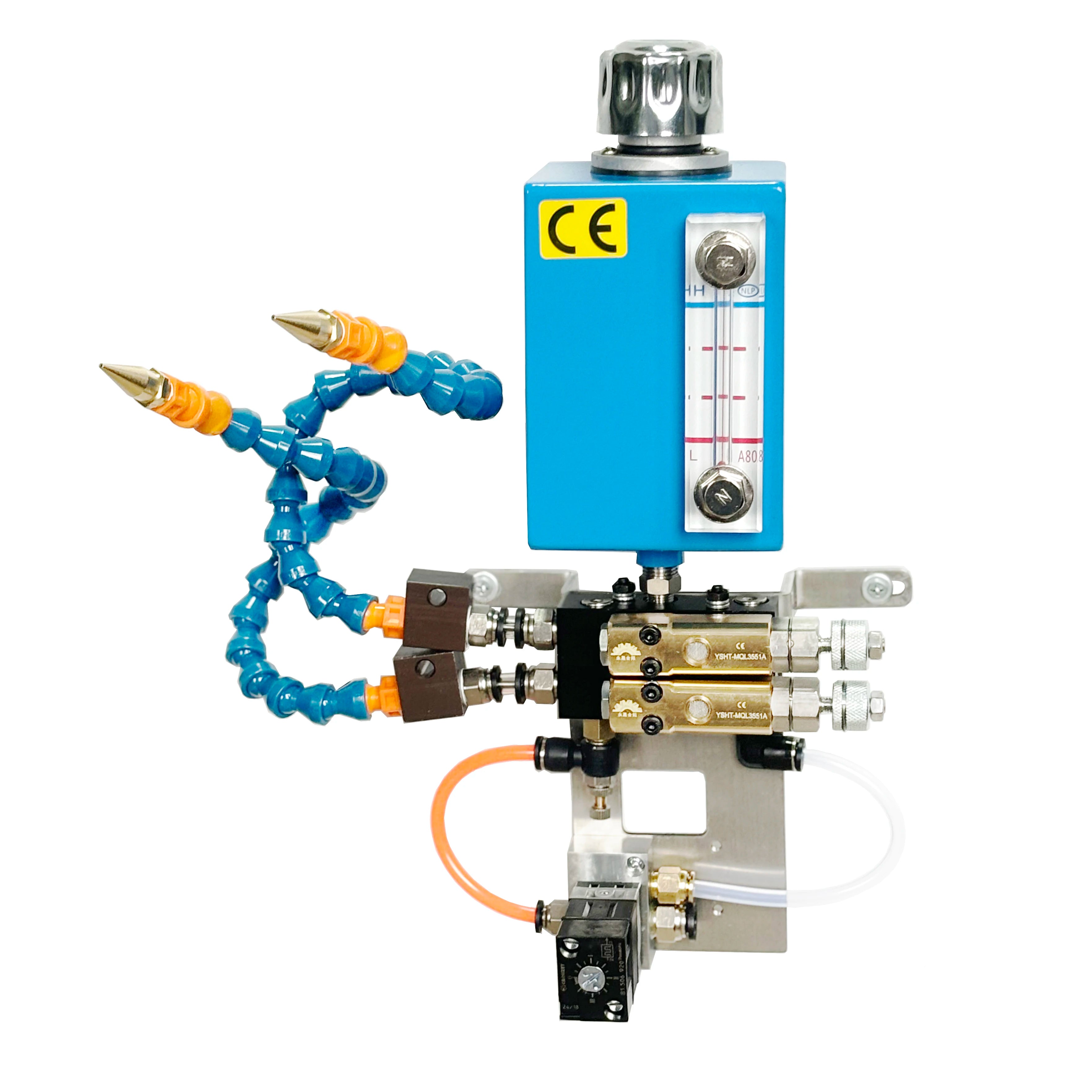 MQL Pneumatic Spray Coolant Pump Engraving Router Cooler With Circular Saw CS-130 Nozzle for Metalworking Cutting Cooling
