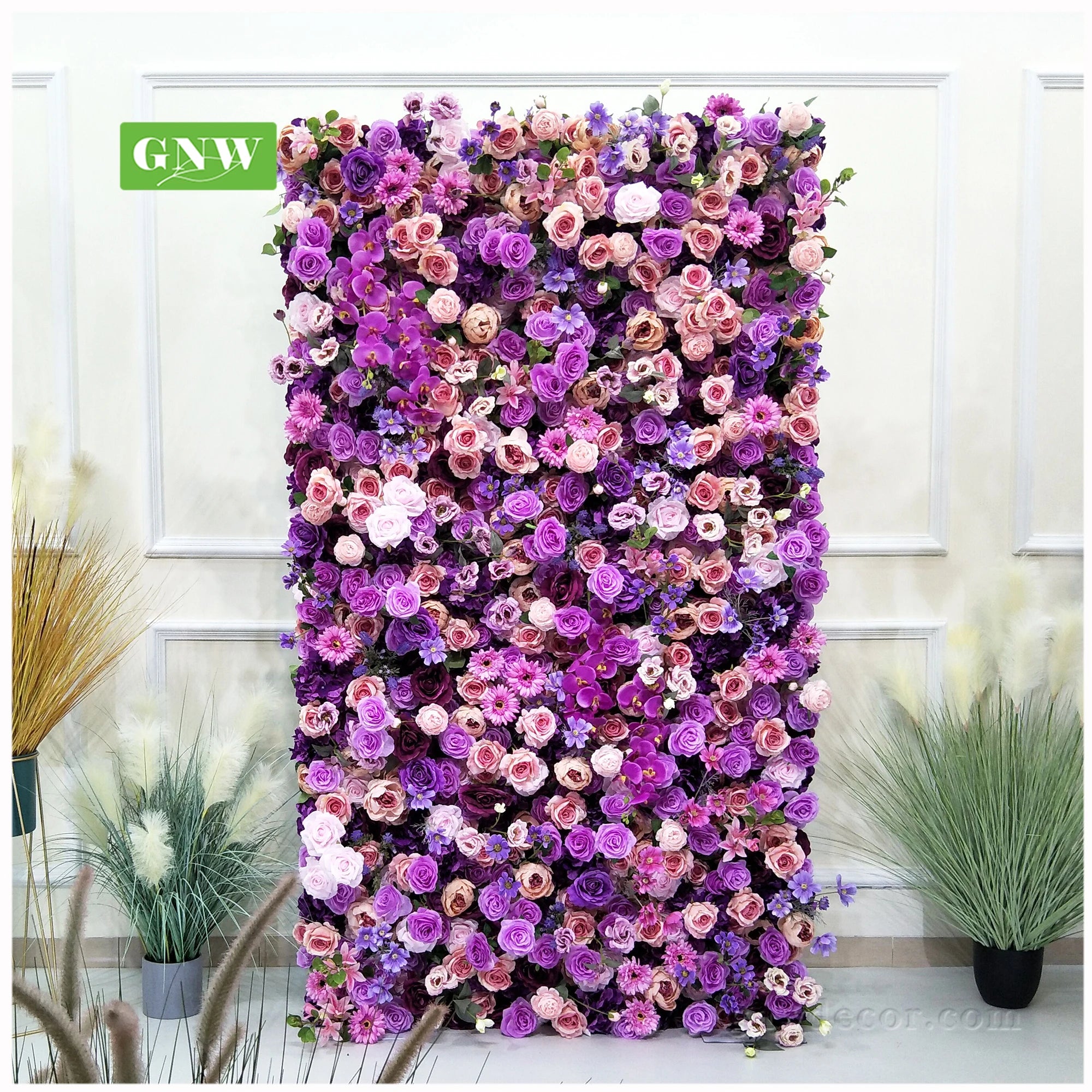 GNW Wedding Decorations Decoration Flower Supplies Artificial Rose Orchid Cherry Blossom Peony Decorative Flowers