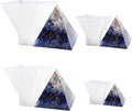 Pyramid Silicone Molds 4 Pack Pyramid Mold Set for Resin Candle Art Craft Silicone Resin Molds