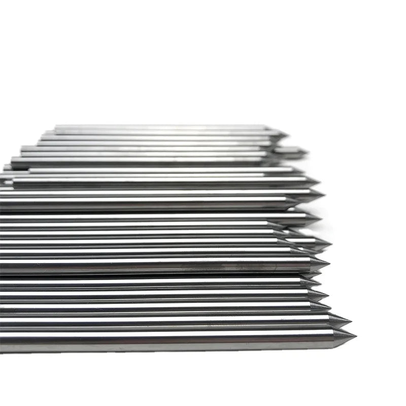 Customized OEM Tungsten Carbide Needles YL10.2 Dia 5mm*100mm Wear Resistant 3-Year Warranty for Carving Metal Surfaces