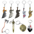Game God of War4 Chaos Blade Broadsword Axe Weapon Pendant Masking Keychain