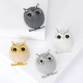Wholesale for Women Girl Gift Fashion Pearl Bridal Wedding Jewelry Animal Metal Owl Brooches Brooch
