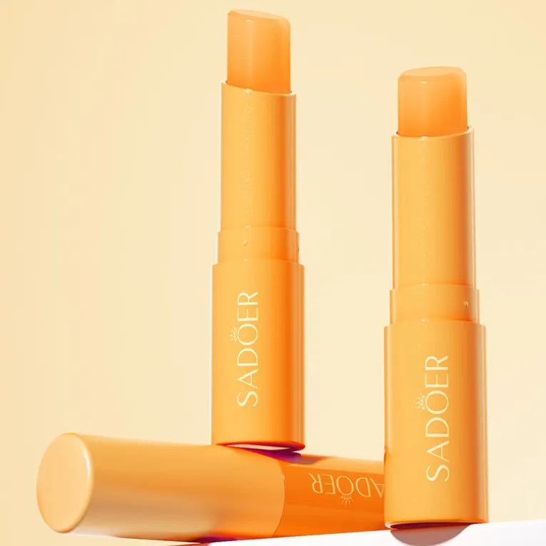 Moisturizing Hydrating Anti-Drying Lip Balm With Aloe Vera and Orange Vitamin C for Women Lip Care
