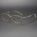 H2301 Buffalo Horn Glasses Frame Men Optical Square Eyeglasses Frame Ox Horn Male High Quality Clear Spectacles