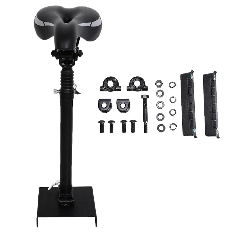 Superbsail Electric Skateboard Saddle Foldable Comfortable and Adjustable Height Shock-Absorbing Folding Seat for M365 Scooter