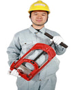 ECH4PE Cutting Tools for 2-4inch Pipe Guillotine Hinged Plastic Pipe Cutter Hdpe Pipe Cutter