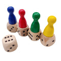 Hot Sale 2026 Colorful Wooden Pawns & Dice Set Polyhedral DnD Dice Set 7pcs Tabletop RPG Dice Custom Logo