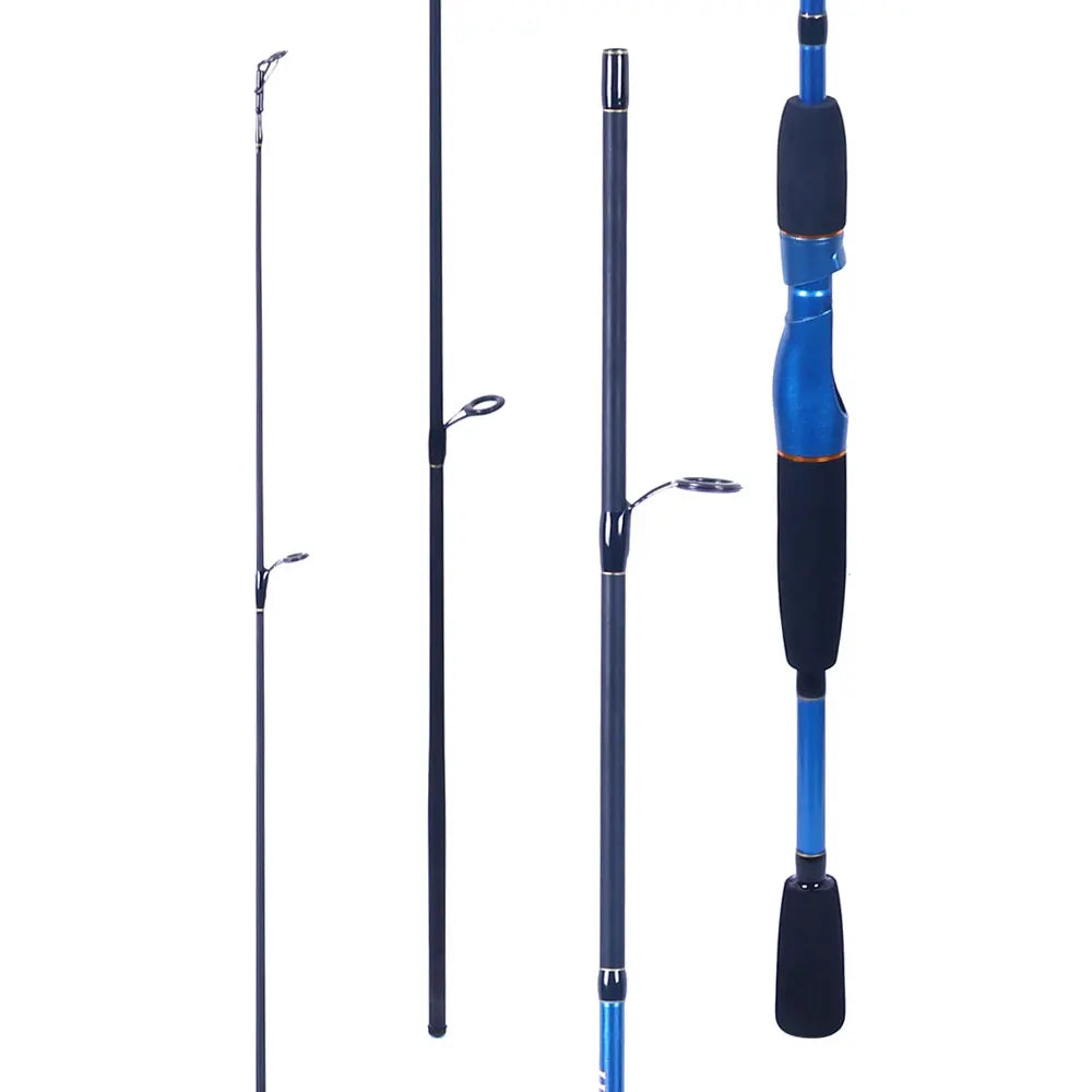 Hengjia 1.8m 2.1m Section Fishing Rods Saltwater Carbon Fiber Boat Spinning Slow Jigging Rod Saltwater