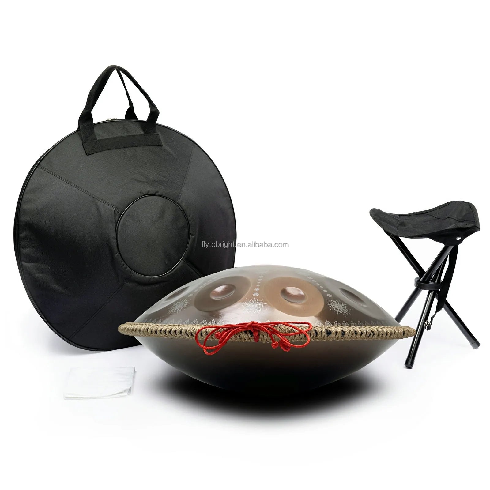 Factory 1 Pcs Musical Instrument Set 10 Notes 55CM 440 Hz HandPan D Minor Hand Drum Tongue Drum