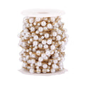 Stainless Steel 5.8mm Size Pearl Chains for DIY Jewelry Making Accessories Handmade Fashion Necklace Bracelets Supply