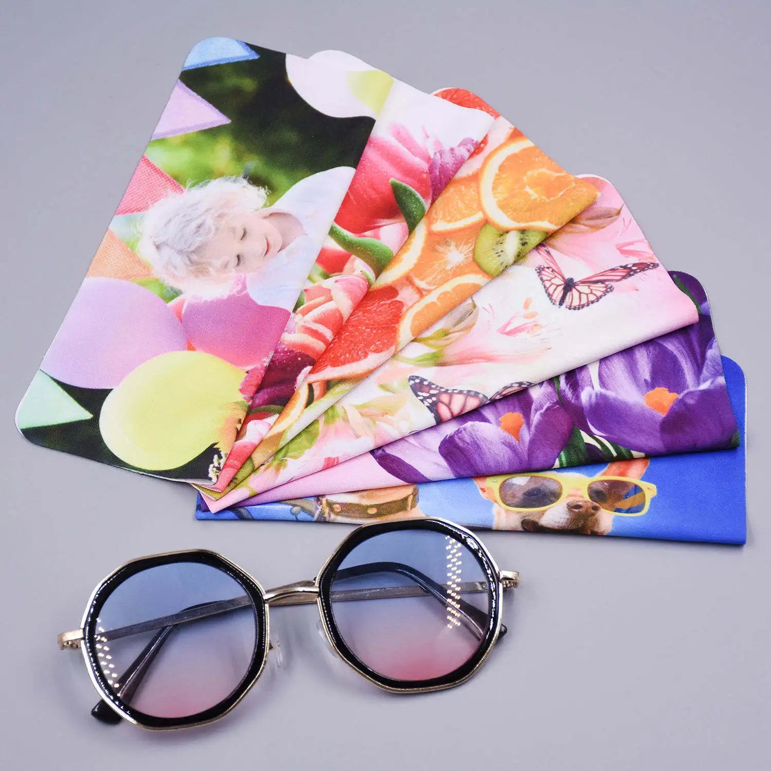 Custom Microfiber Lens Cloths Wipes for Lens Glasses Camera Computer Glasses Lens Cloths