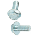 10B21 (carbon Steel) DIN6921 M6 * 8 Grade 8.8 Blue White Zinc Hexagonal Head Flange Bolt Flat Head Without Teeth