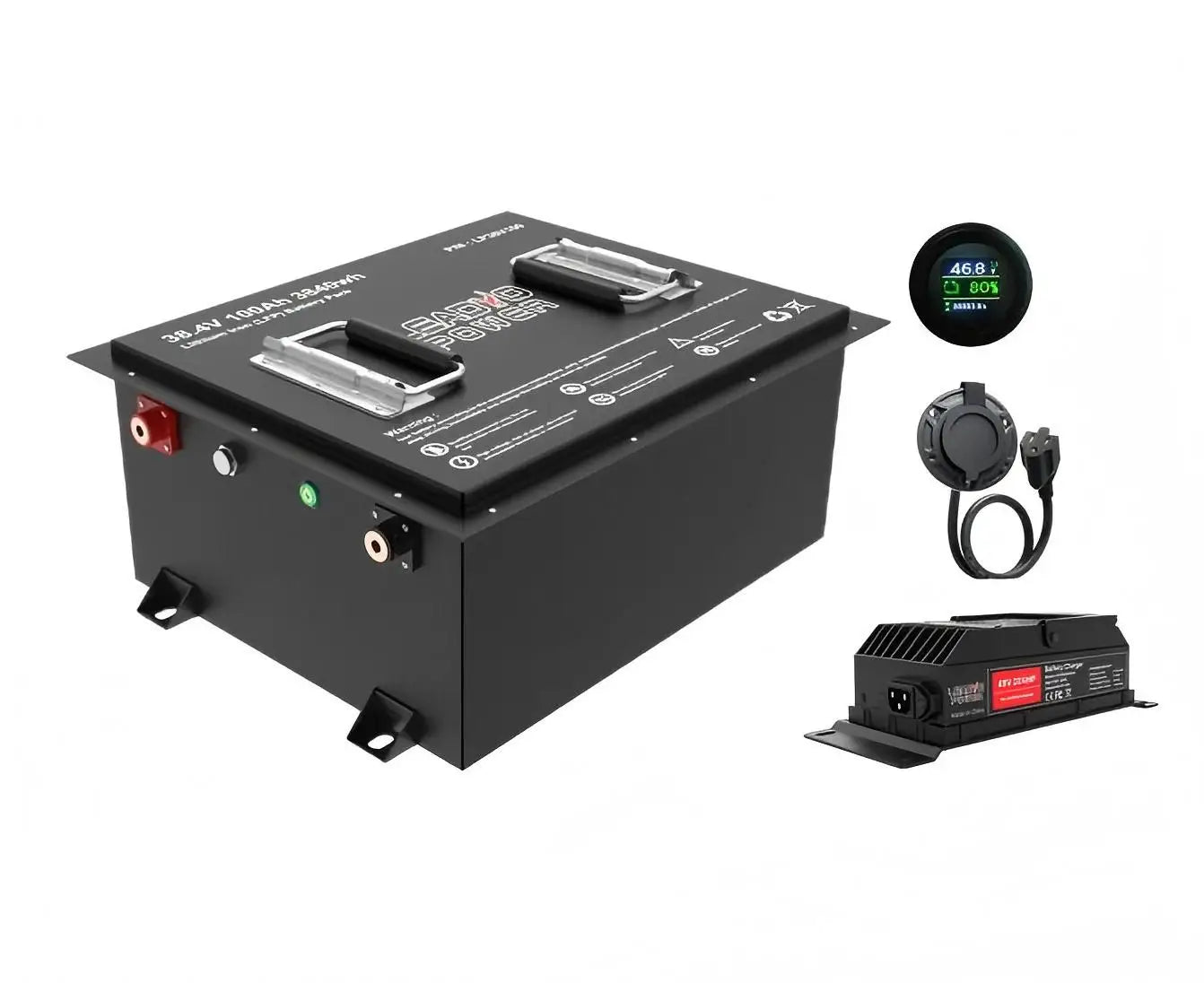 Golf Car Lithium Battery 36V LiFePO4 Batteries 38.4V 50Ah 60Ah 100Ah 105Ah Golf Cart Conversion Kits