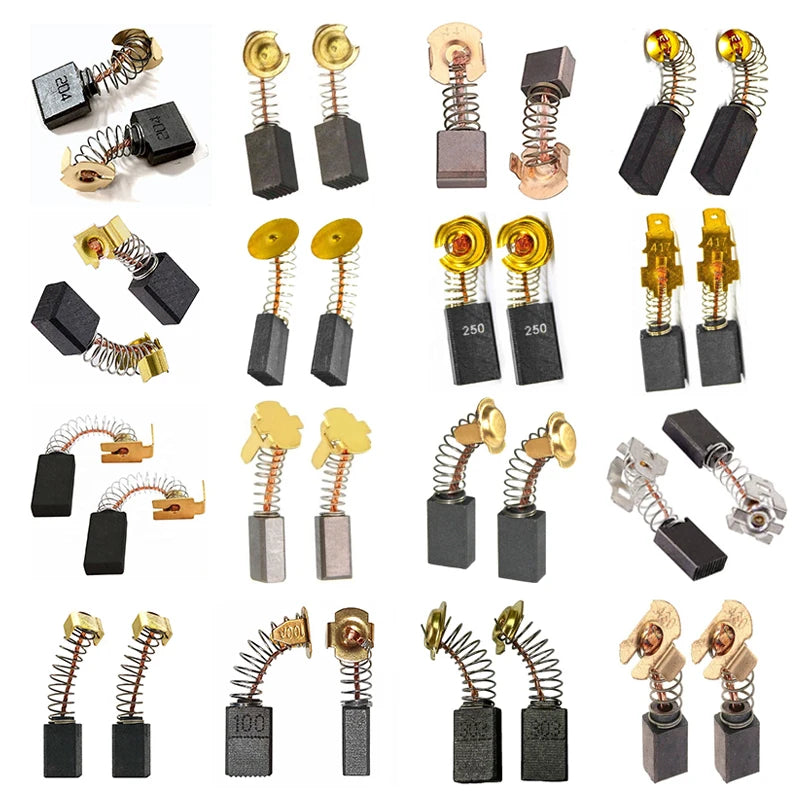 Spare Parts for Power Tools Replacement Carbon Brush Set Angle Grinder Accessories Electric Carbon Brushes