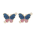 Colorful Metal Butterfly Charms for DIY Jewelry Making Cute Butterfly Pendants with Plating Technique Accessories