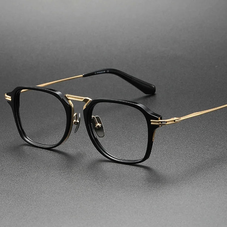 Private Label Titanium Optical Frame Eyeglasses Solid Pattern Reading Eye Glasses and Pharmaceutique Lunettes