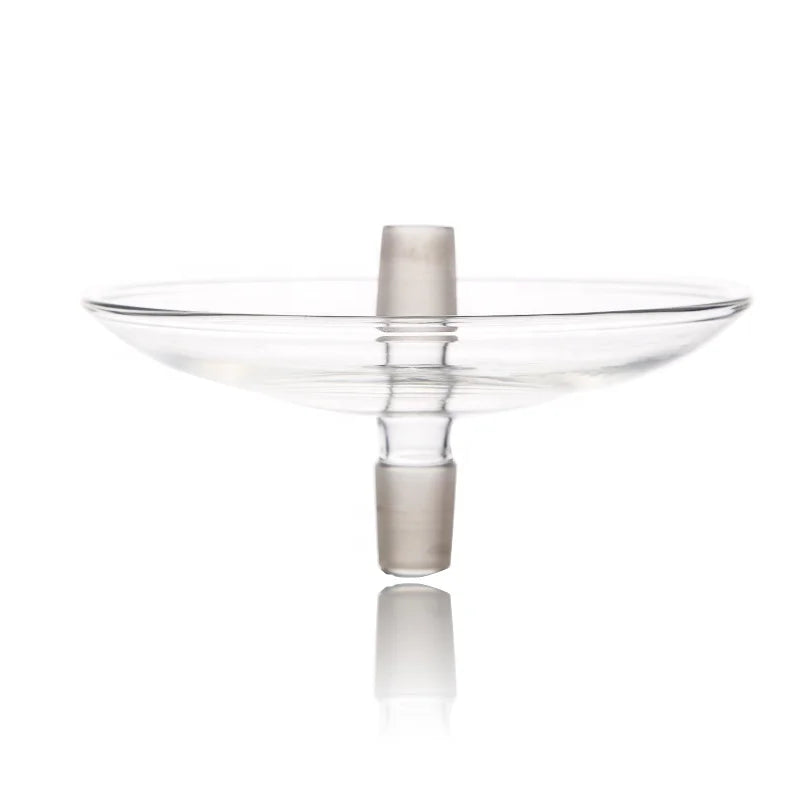 Dia18.8mm Male Female Glass Tray for Glass Hookah Shisha Narguile Chicha Bowl Sisha Plate Cachimba Parts MegaBDM